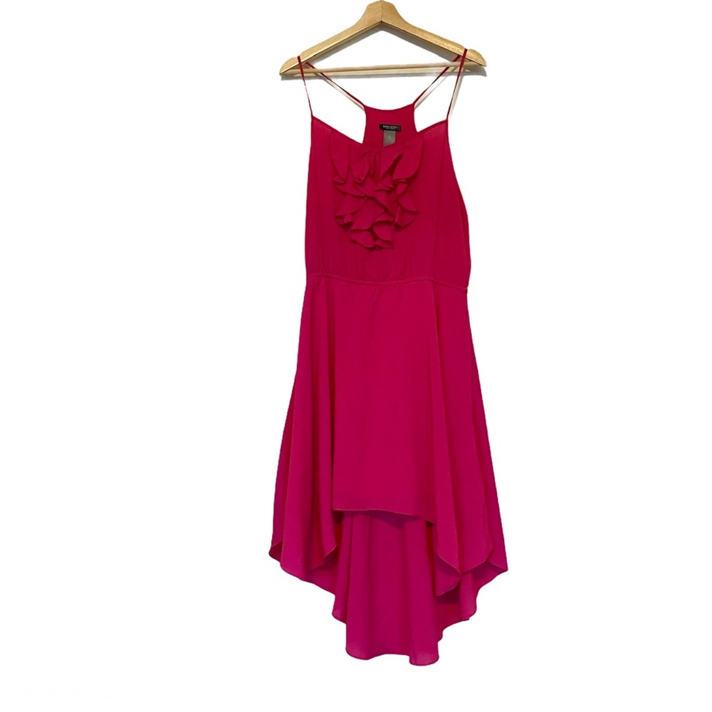 Bisou Bisou Fushia Asymmetrical midi Dress  12